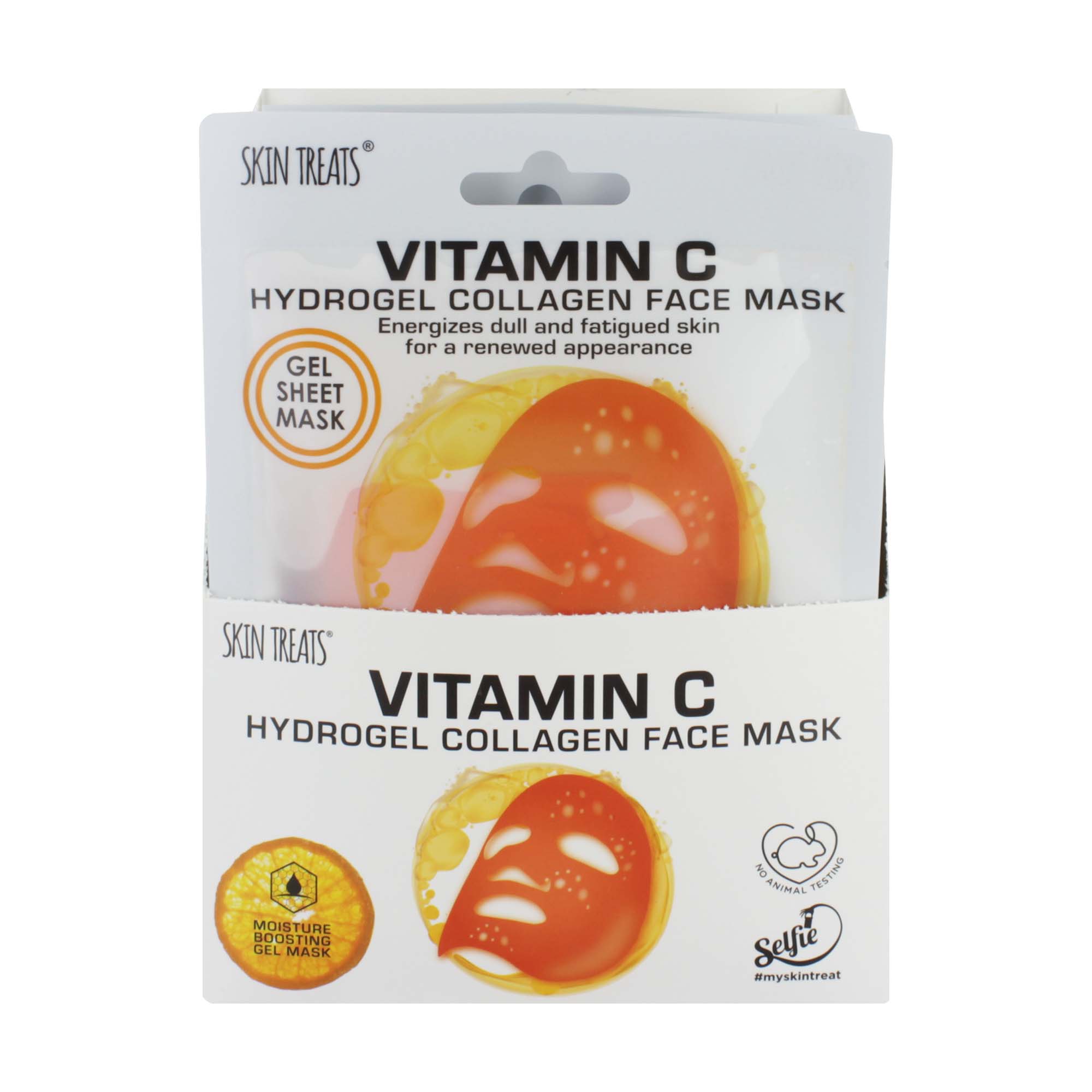 VITAMIN C HYDROGEL COLLAGEN FACE MASK DISP x12