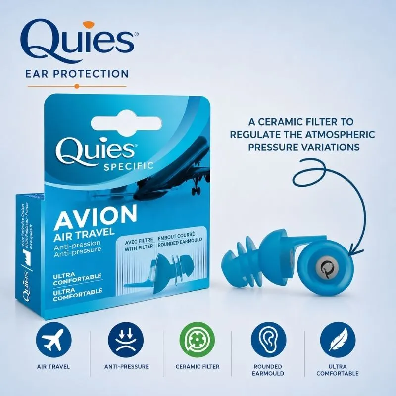 QUIES AIR TRAVEL EAR PLUG
