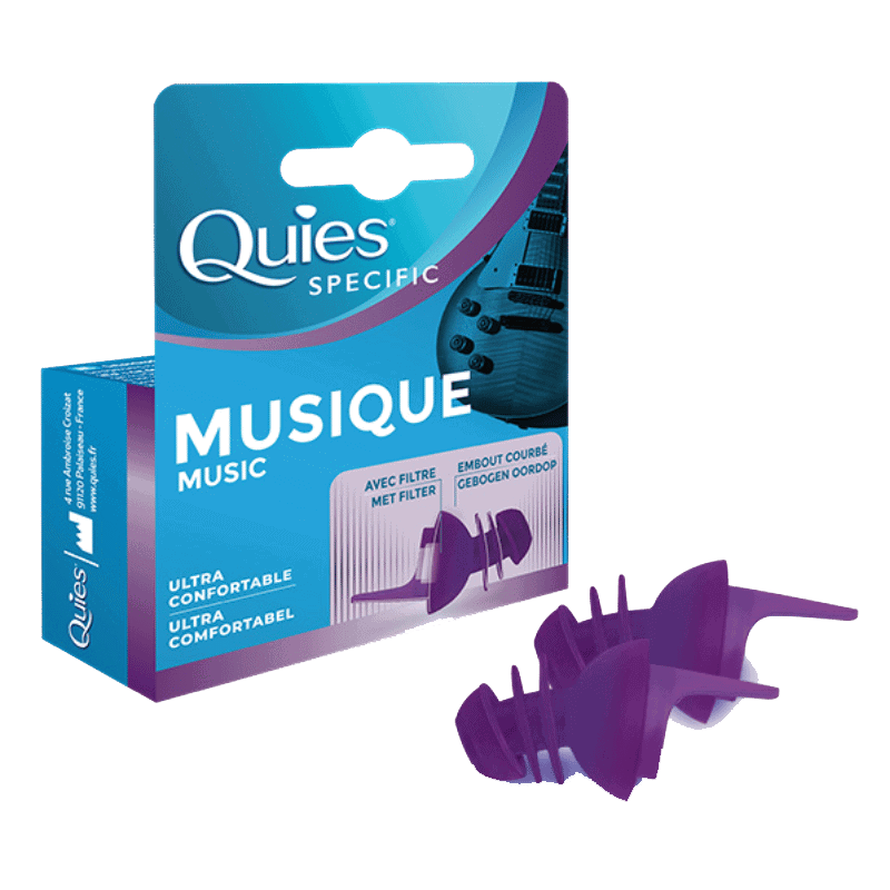 QUIES SPECIFIC MUSIC EAR PLUG WITH FILTER