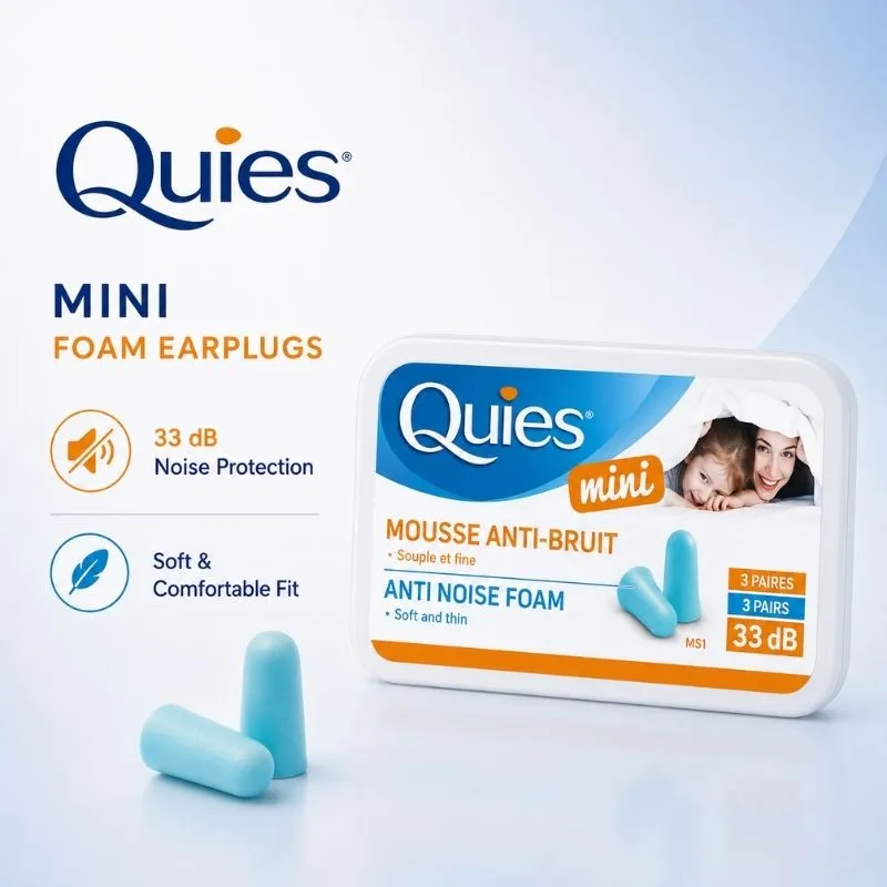 QUIES MINI FOAM EARPLUGS