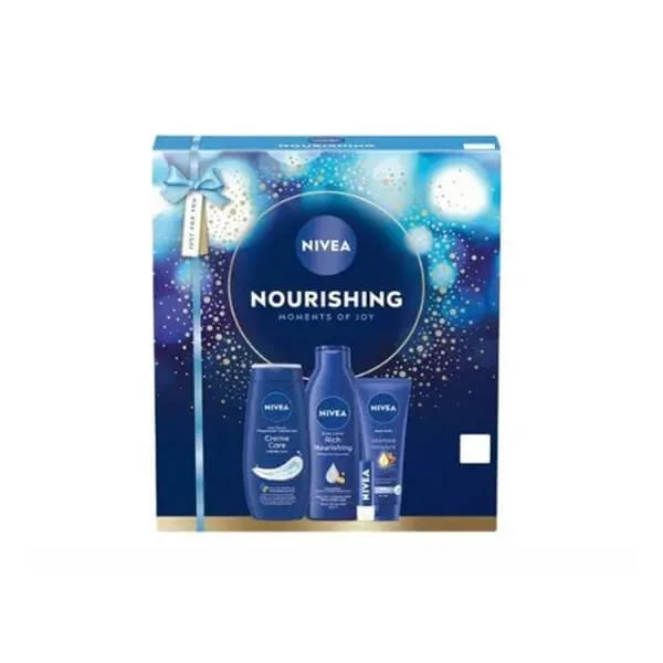 NIVEA NOURISHING MOMENTS OF JOY 4pce GIFT SET