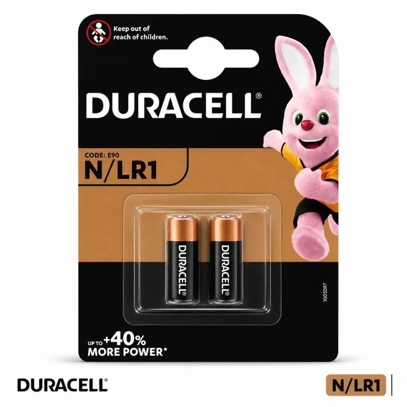 DURACELL N/LR1 BATTERY 2 PACK