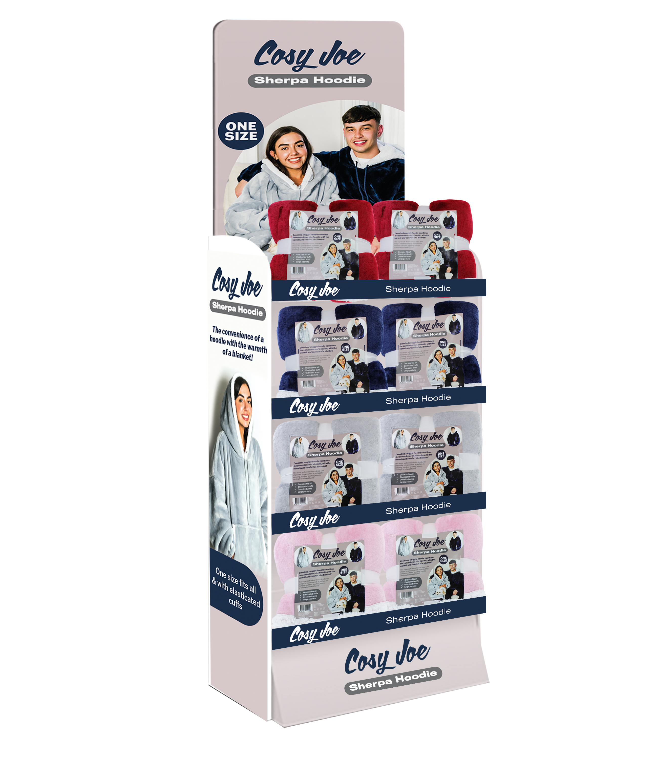COSY JOE HOODIE DISPLAY X 50       ?17.50  COST