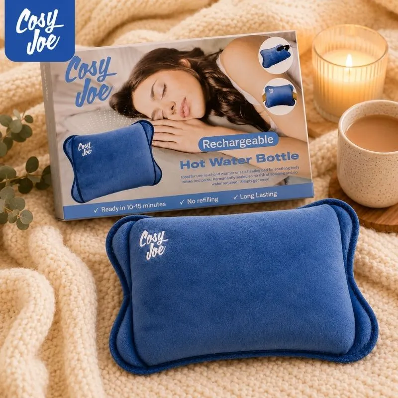 COSY JOE ELECTRIC HOT WATER BOTTLE blue