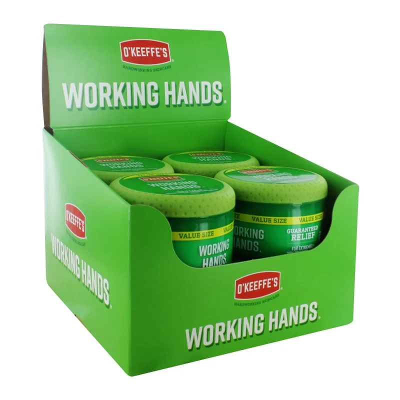 O'KEEFFE'S WORKING HANDS VALUE JAR 193g 114339 x 8