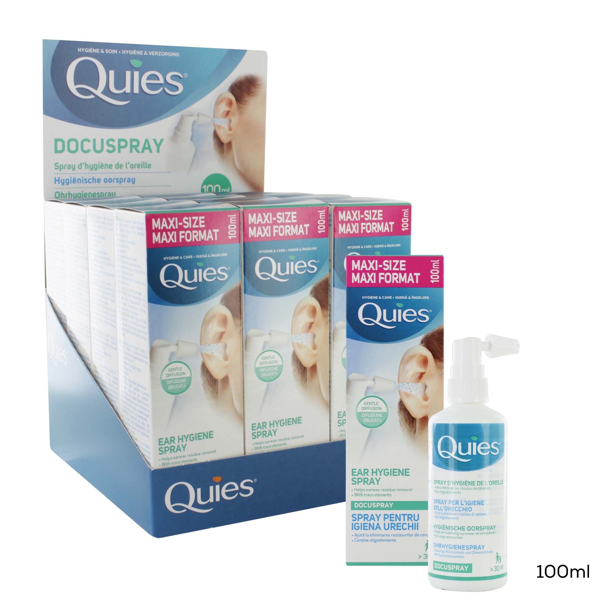 QUIES DOCUSPRAY EAR HYGIENE SPRAY 100ml