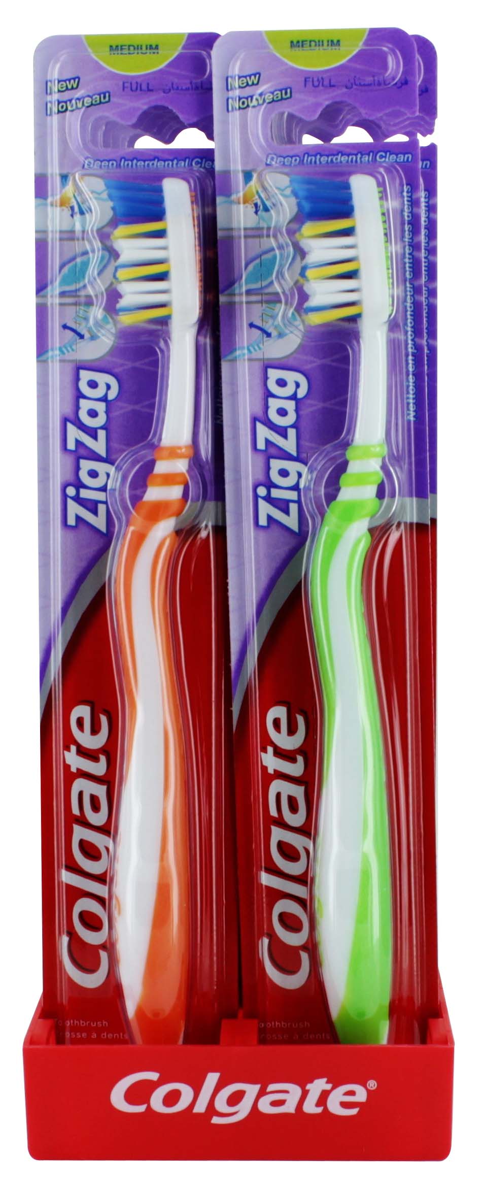 COLGATE ZIG ZAG PLUS T/BRUSH MED x12