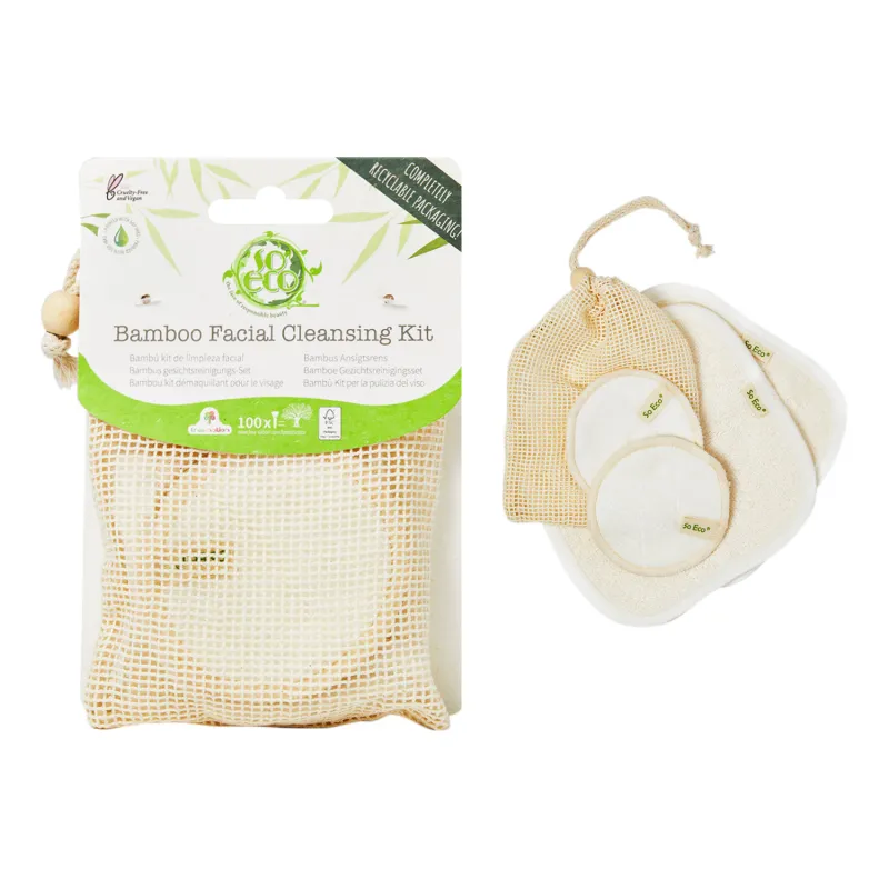 SO ECO BAMBOO FACIAL CLEANSING KIT