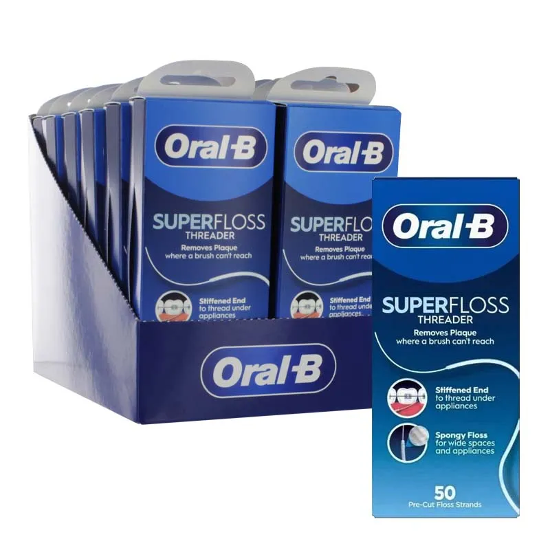 ORAL B SUPER FLOSS 50 strands***price increase