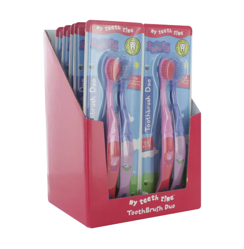 PEPPA PIG TWIN TOOTHBRUSH x12