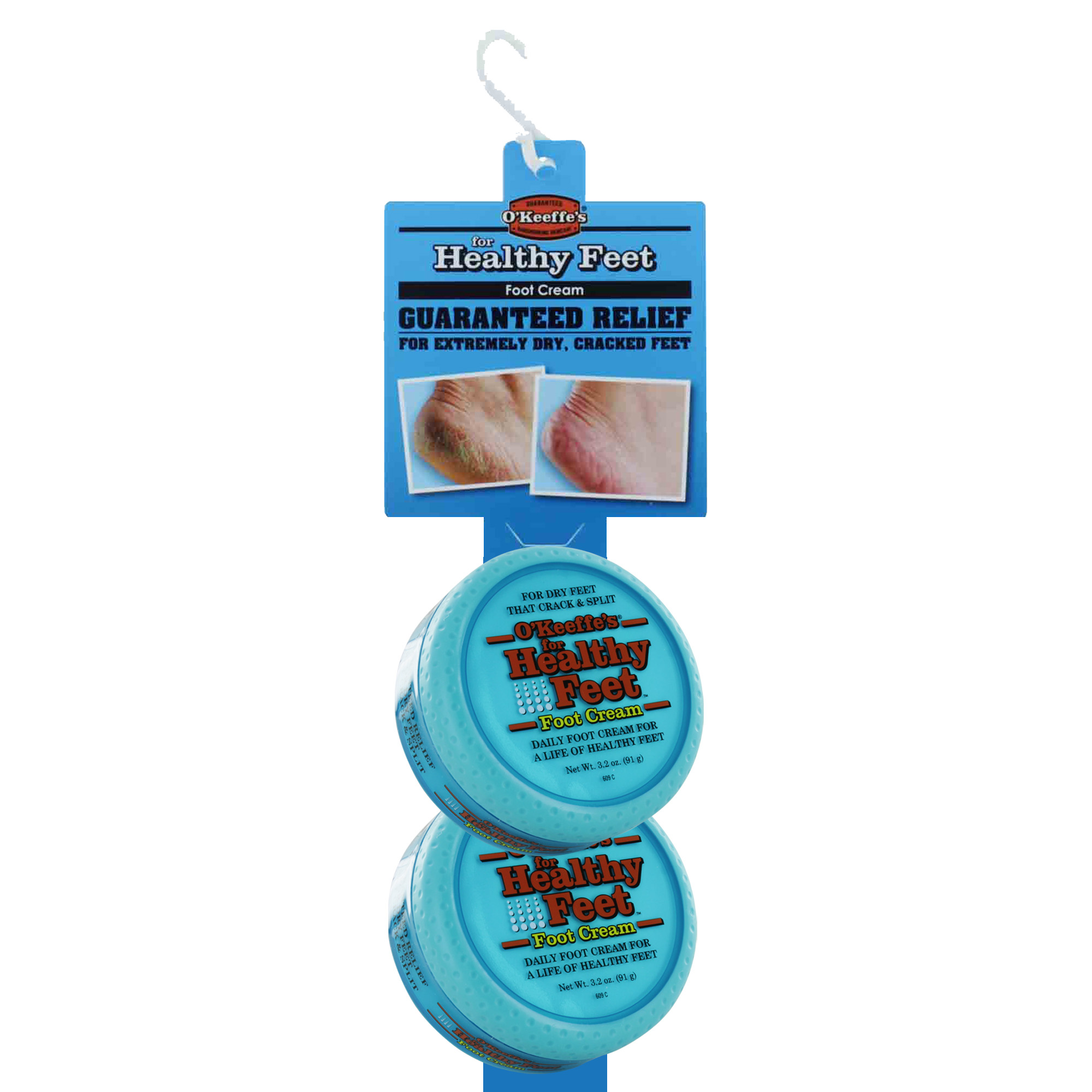 O'KEEFFE'S HEALTHY FEET POT 91g CLIPSTRIP X 6 8044003
