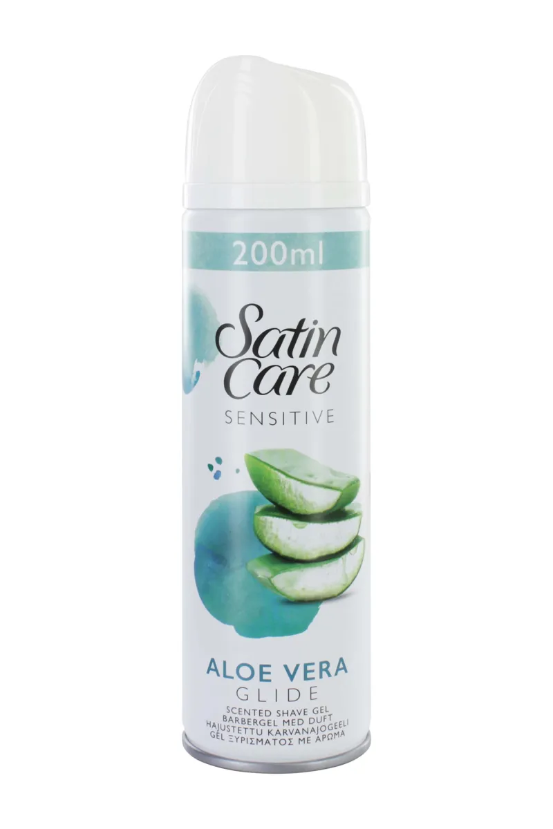 GILLETE SATIN CARE SENSITIVE SHAVE GEL 200ml