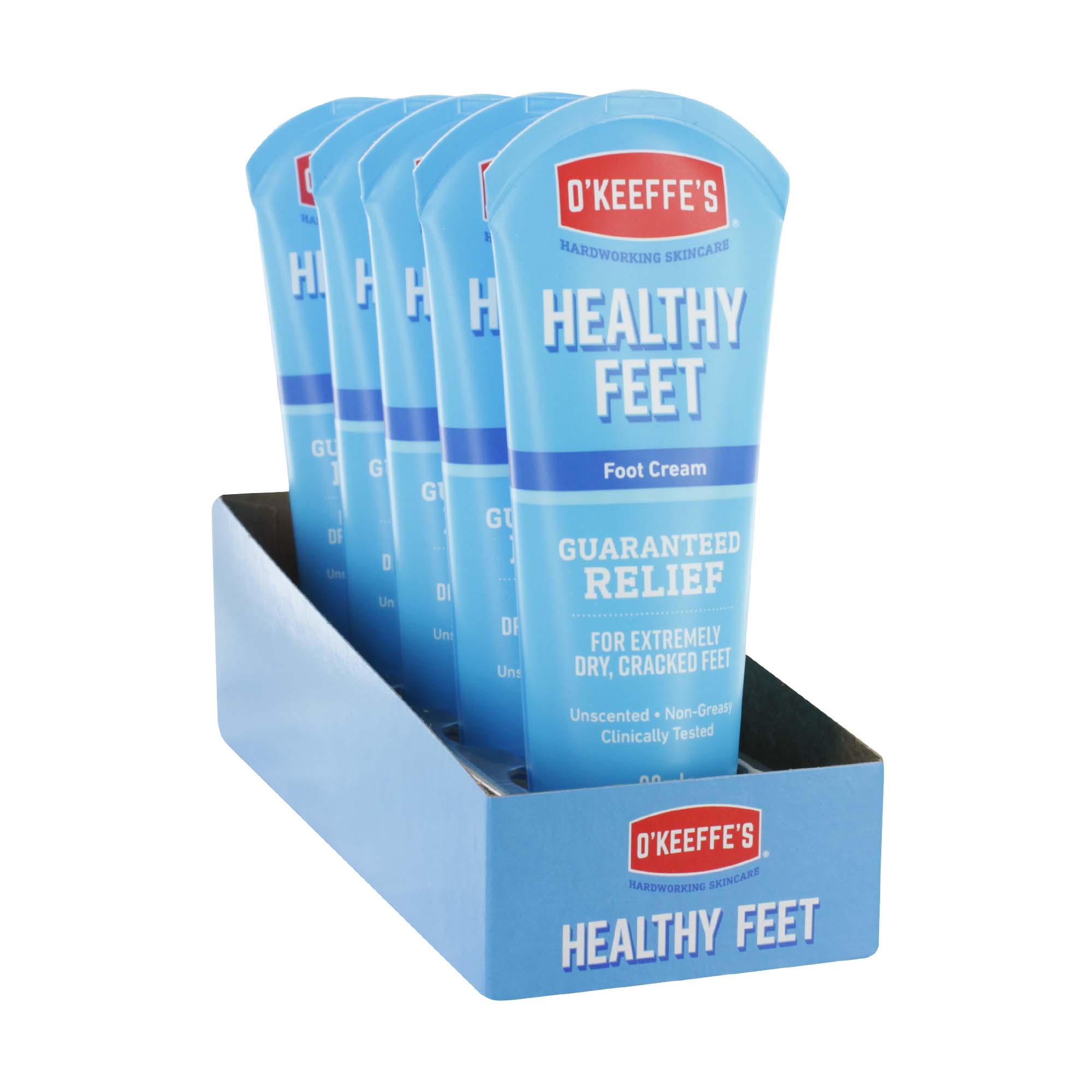 O'KEEFFE'S HEALTHY FEET FOOT CREAM TUBE 85g x 5  114826