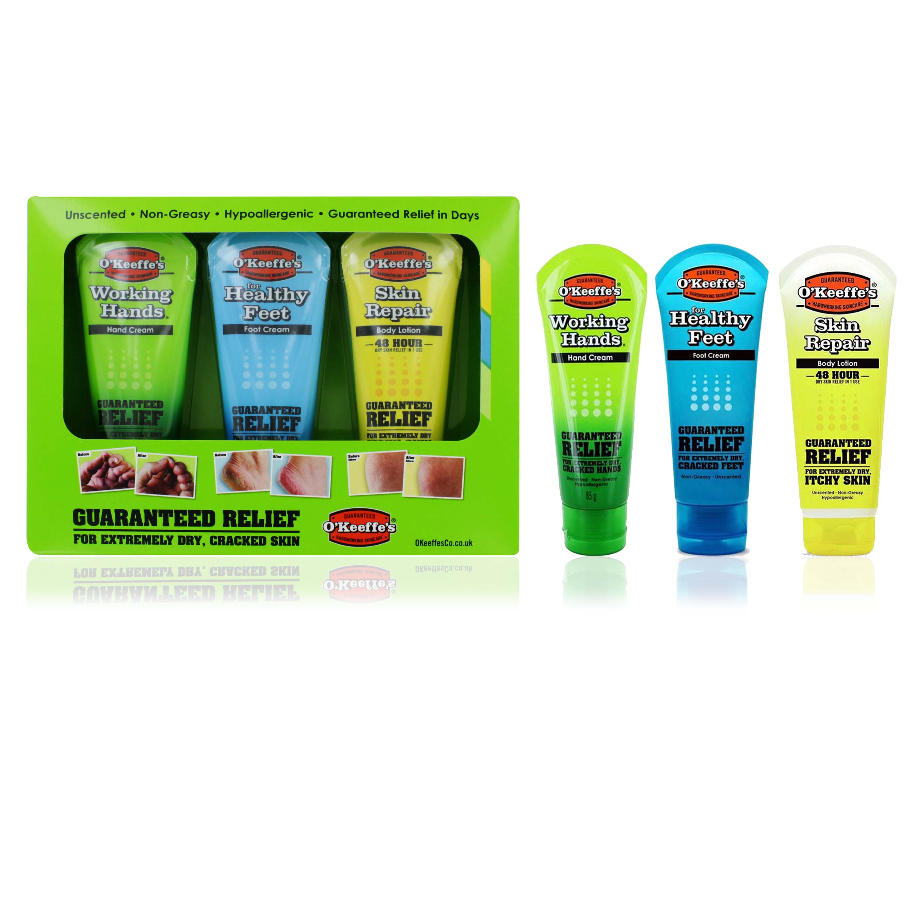 O'KEEFFE'S 3 PIECE GIFT SET