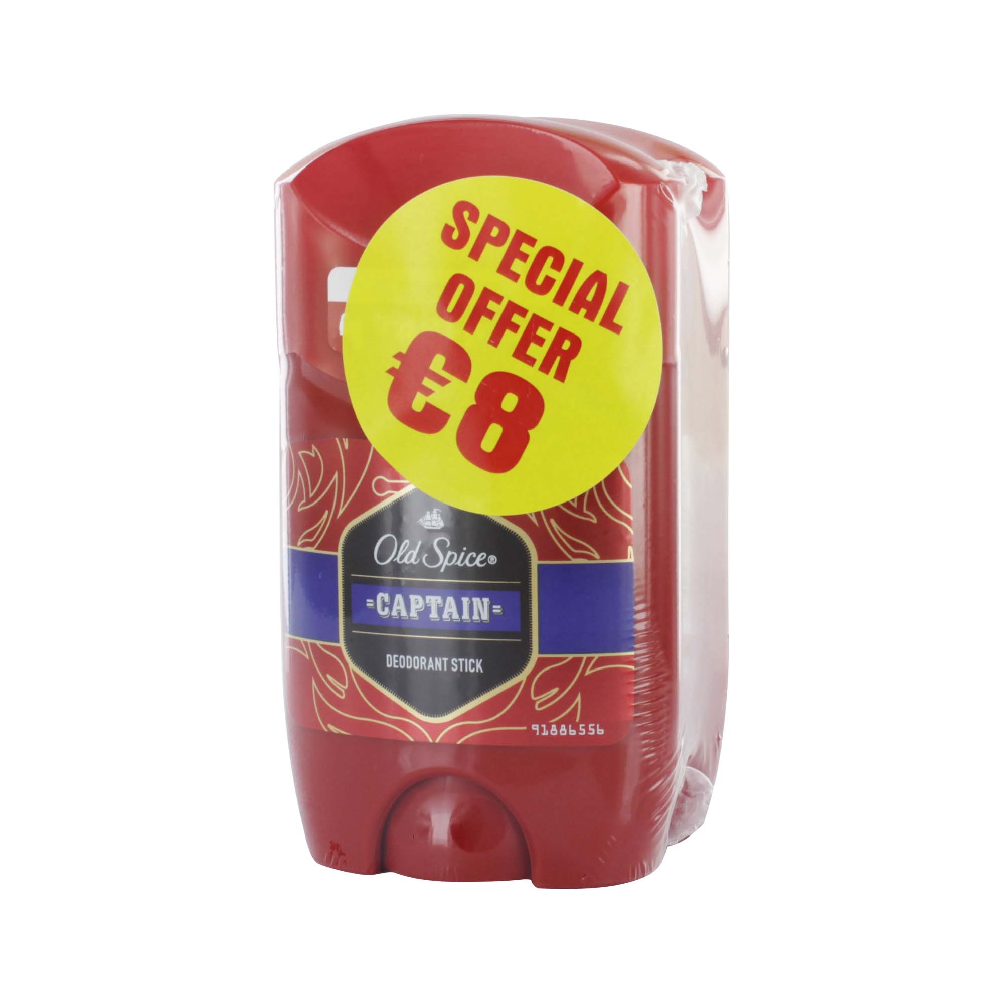 OLD SPICE DEODORANT STICK CAPTAIN 50ml***TWIN PK