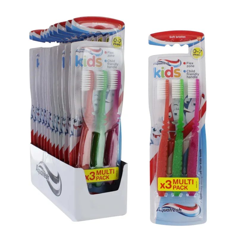 AQUAFRESH 3 PACK TOOTHBRUSH 0-7 x 12