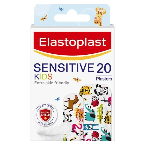 ELASTOPLAST KIDDY SENSITIVE PLASTERS 20s X10
