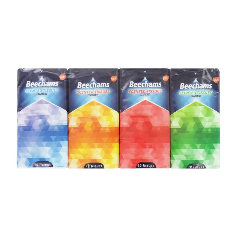 BEECHAMS MENTHOL POCKET TISSUES