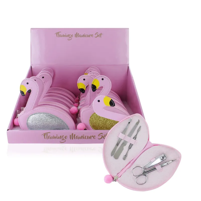 LP42221 FLAMINGO MANICURE SET x12