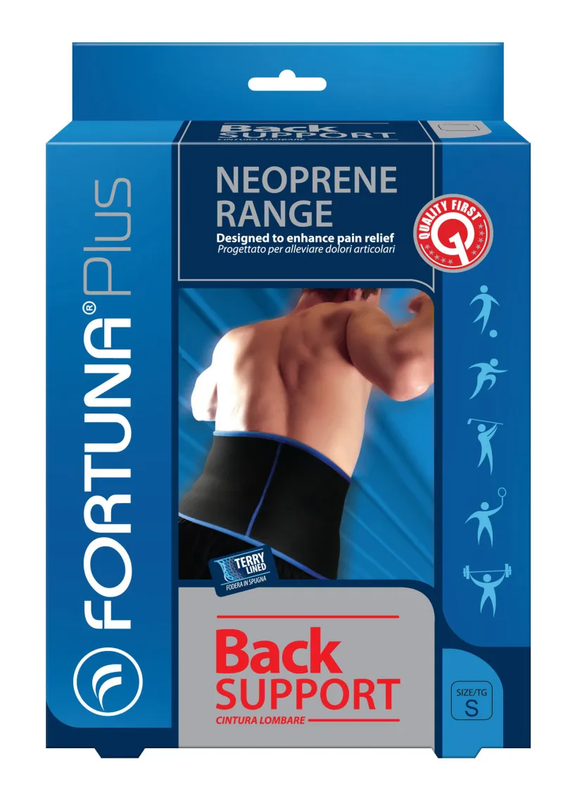 FT-SN-001 NEOPRENE BACK SUPPORT SML