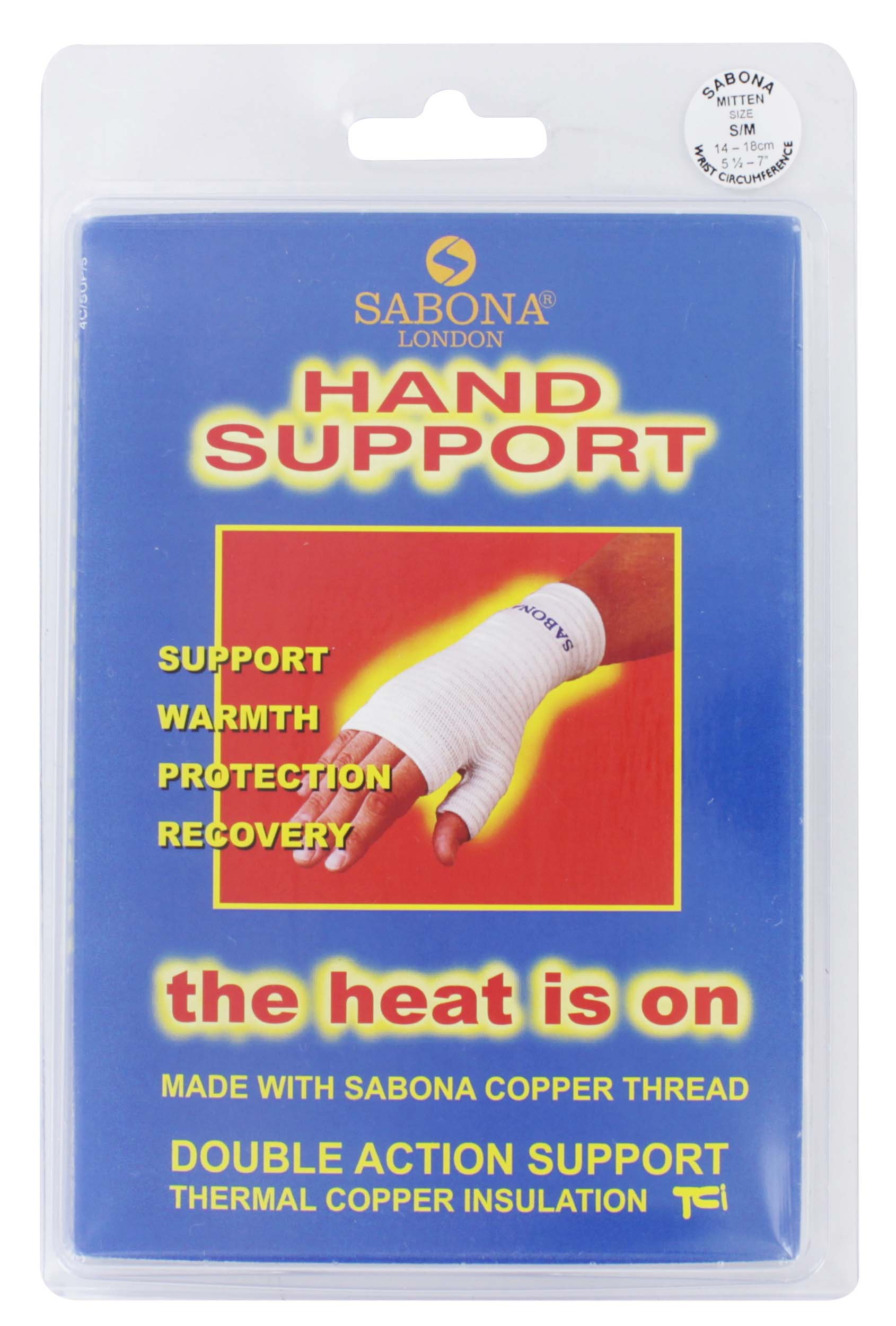 SABONA COPPER HAND SUPPORT S/M