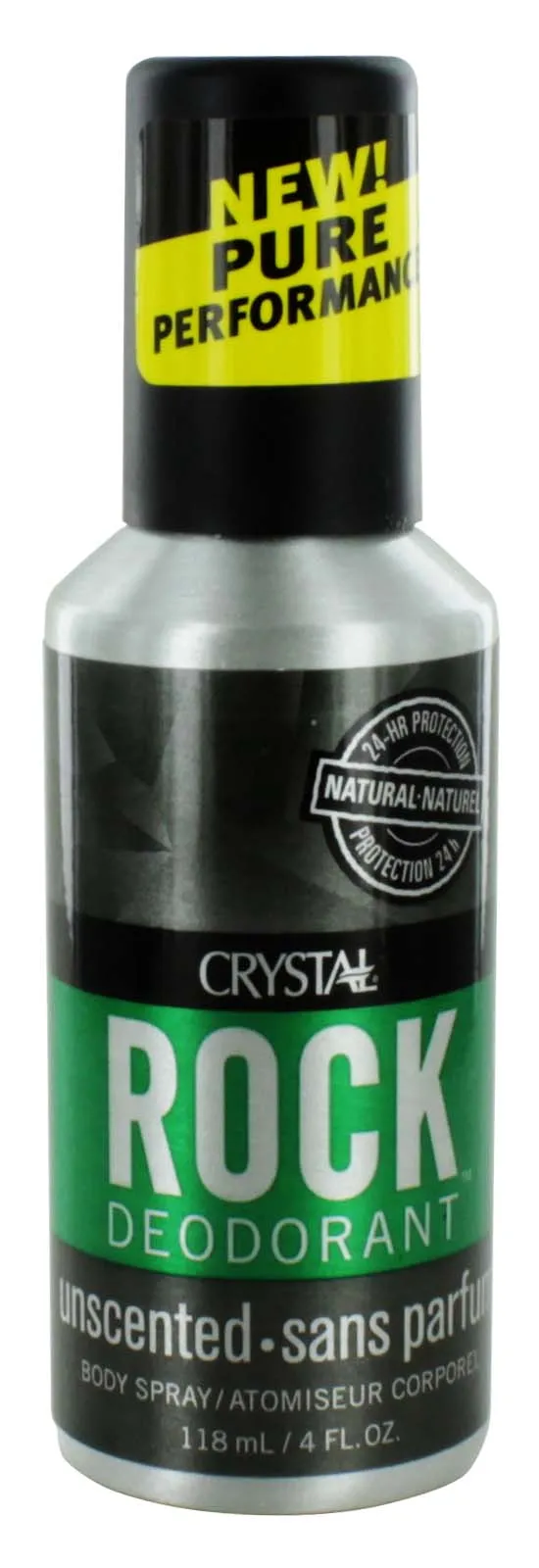 CRYSTAL ROCK DEO SPRAY UNSCENTED 118ml