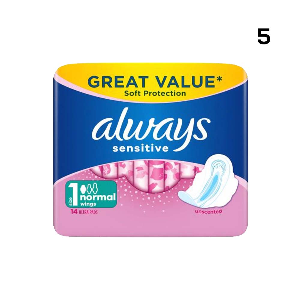 ALWAYS SENSITIVE 14 NORMAL ULTRA PLUS WITH WINGS
