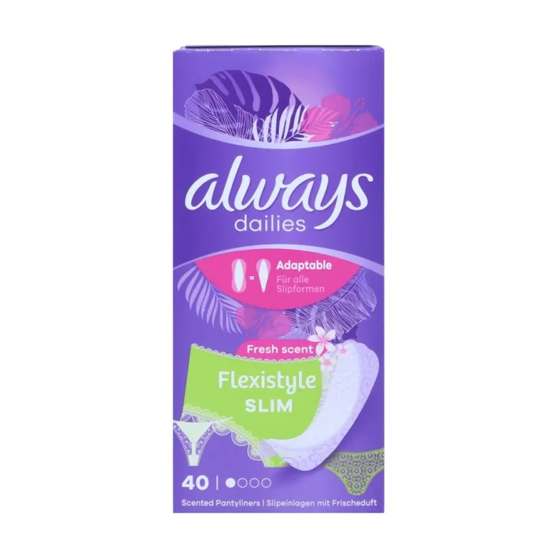 ALWAYS DAILIES FLEXISTYLE 40s SLIM