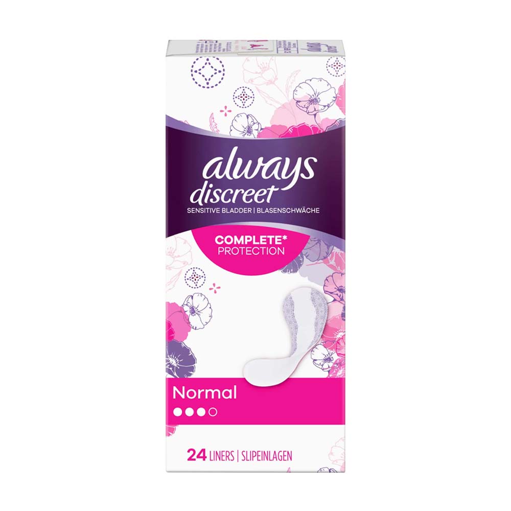 ALWAYS DISCREET LINERS 24s NORMAL