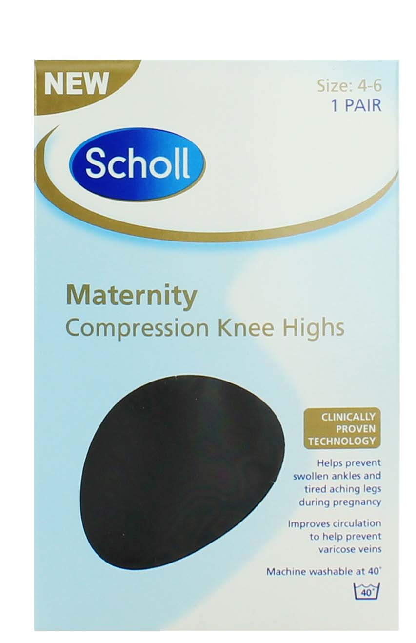 SCHOLL MATERNITY KNEE HIGHS 4-6