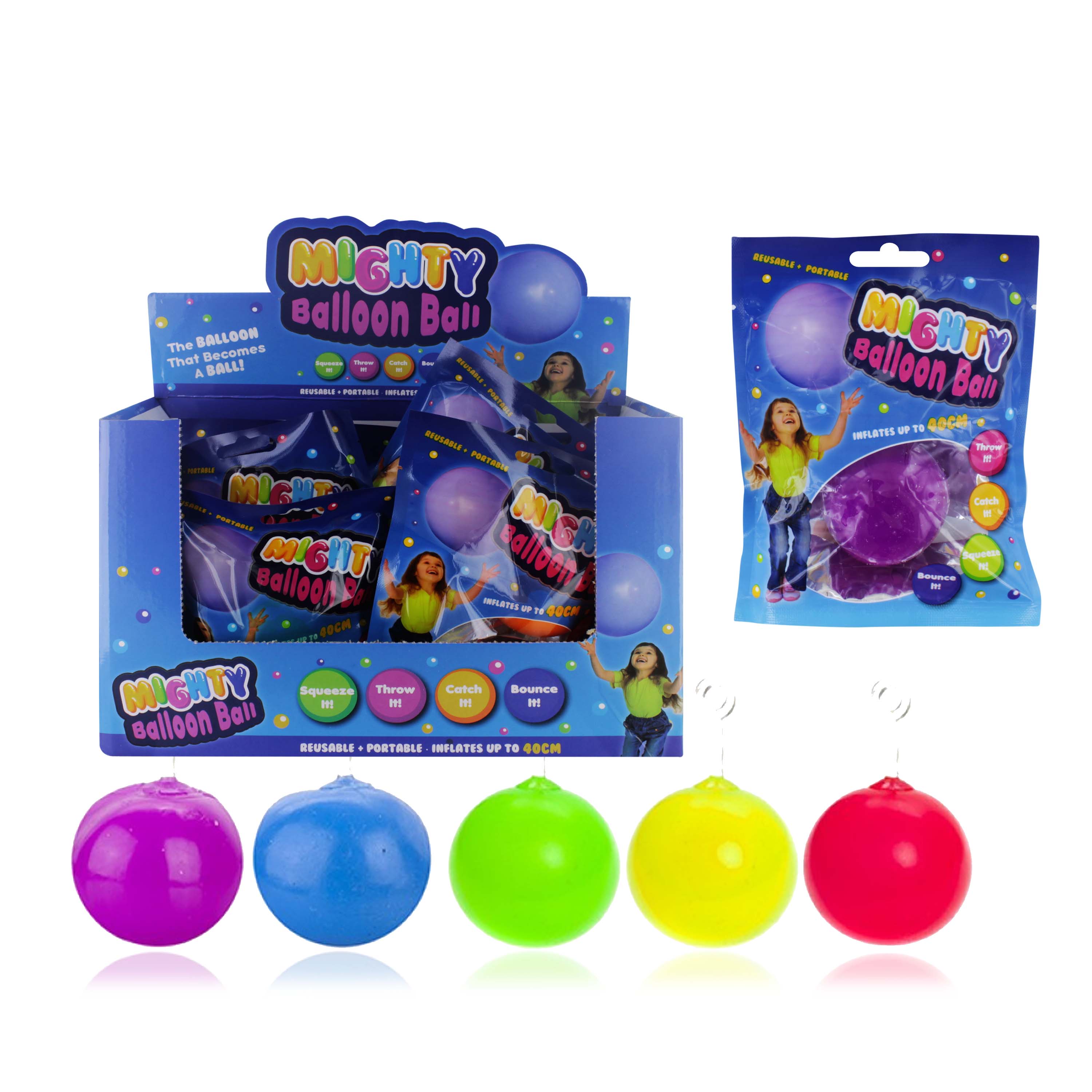 029029 MIGHTY BALOON BALL DISPLAY  x12