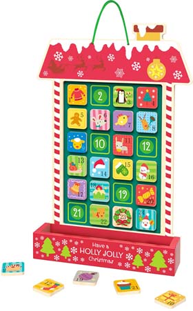 172744 Tooky Toy Wooden Advent Cale