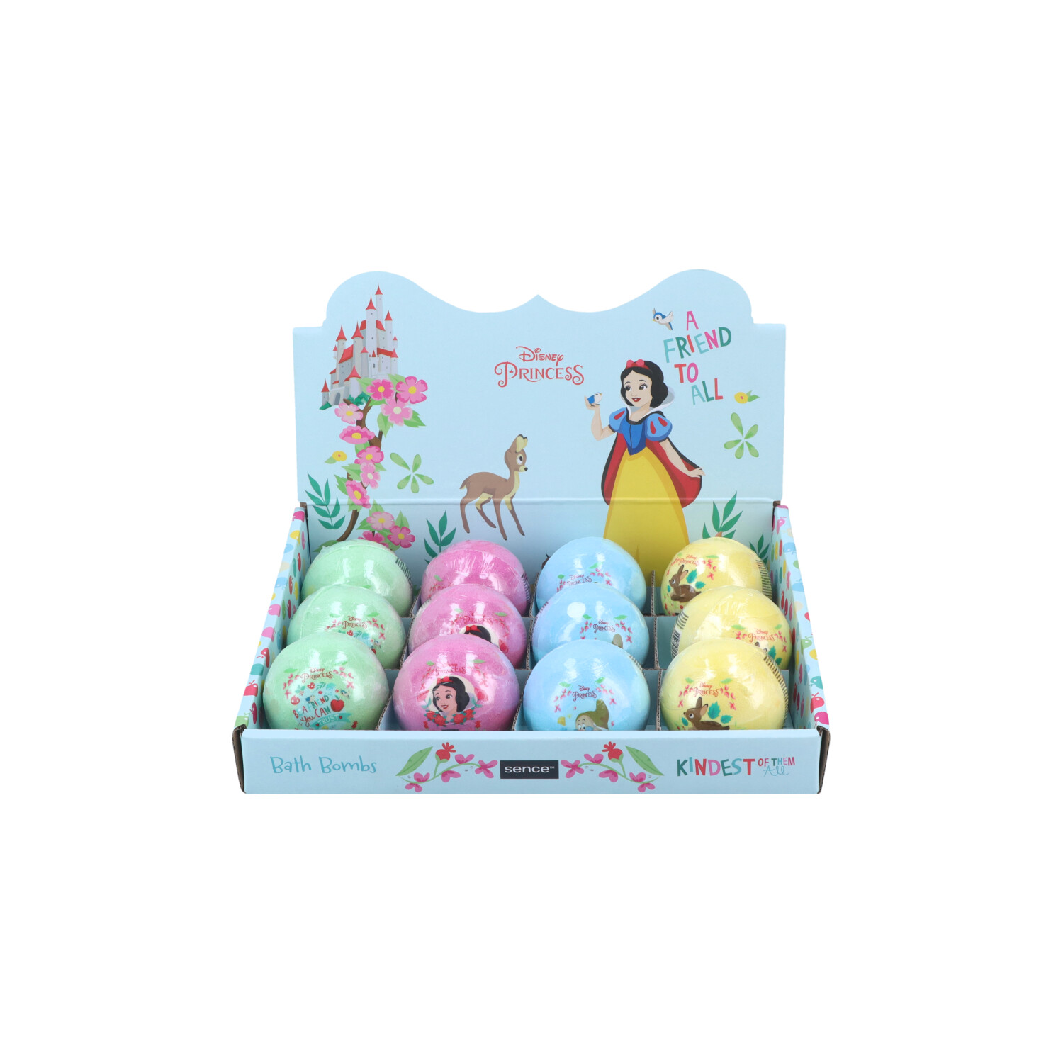 DISNEY PRINCESS BATH BOMBS x12 2034025