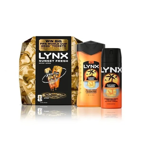 LYNX SUNSET FRESH DEO & GEL SET