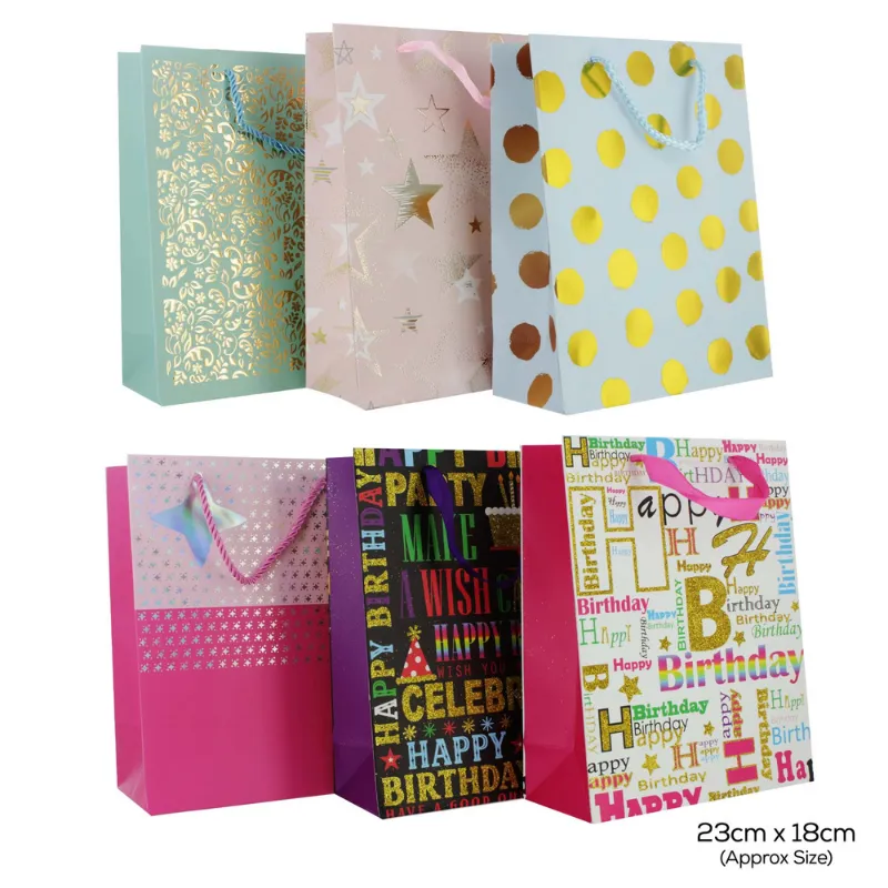 GIFT BAGS MEDIUM ASSORTED