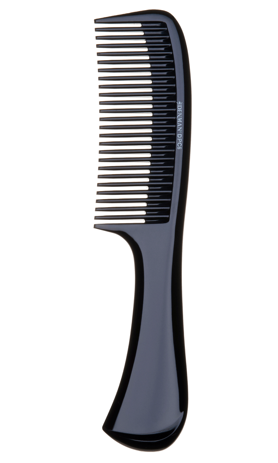 DENMAN RAKE COMB BLACK DPC6