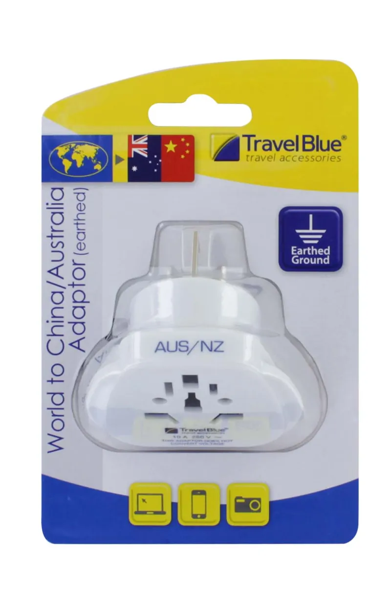 TRAVEL BLUE AUSTRALIAN ADAPTOR 905