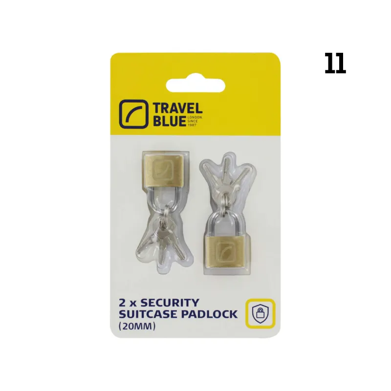 TRAVEL BLUE SEC SUITCASE PADLOCK 021