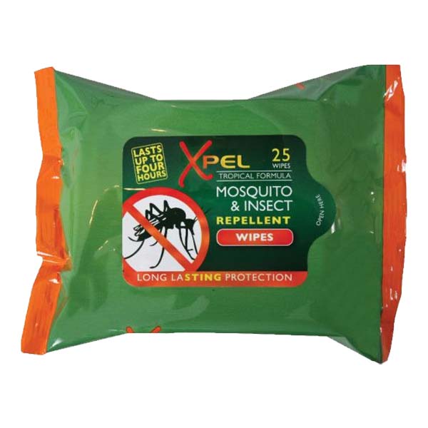 XPEL MOSQUITO REPELLENT WIPES