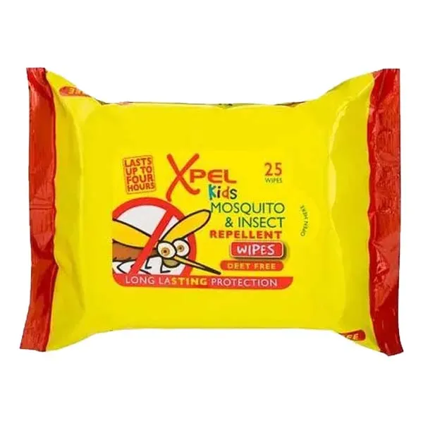 XPEL KIDS MOSQUITO REPELLENT WIPES