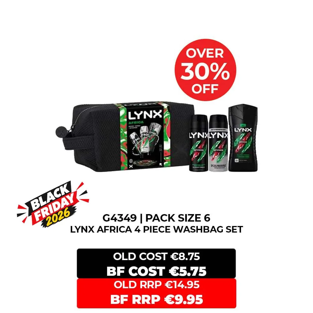 LYNX AFRICA 4pce WASHBAG SET *** blk friday 26