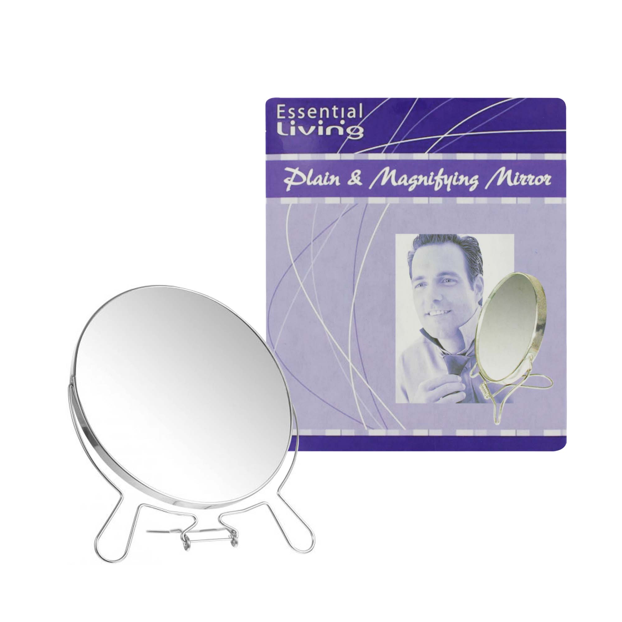 ESSENTIAL LIVING PLAIN & MAGNIFYING MIRROR 1/D6050/A