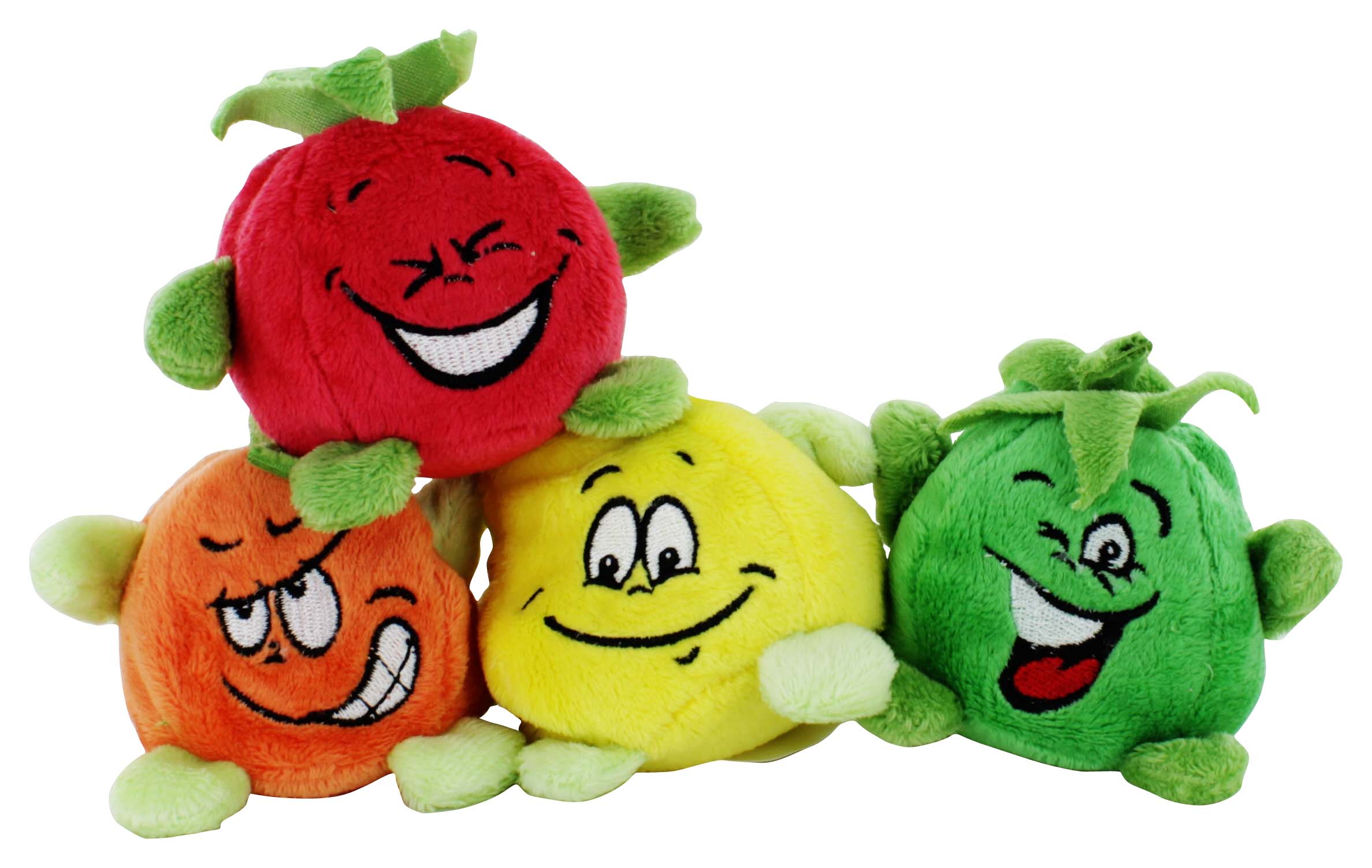 PLUSH FRUIT & VEG DISP x24
