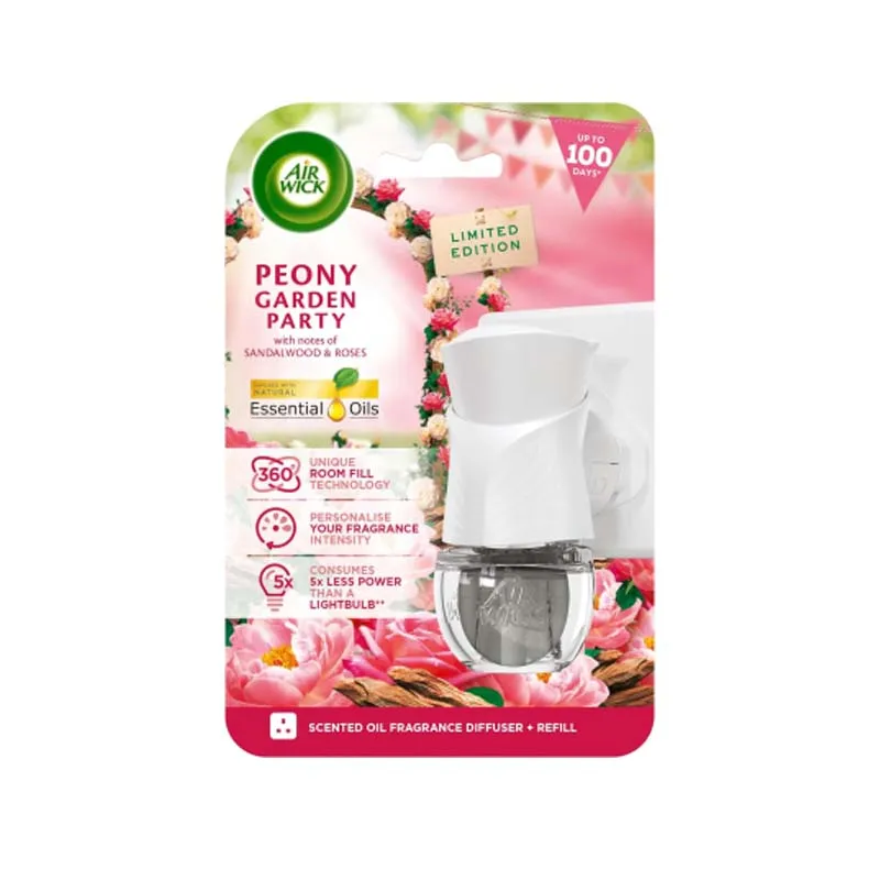 AIRWICK PEONY GARGEN PLUG IN FRESHNER 19ml