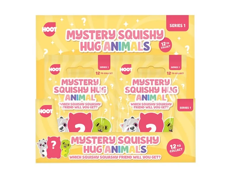 TOY13177 MINI SQUISHY ANIMAL LUCKY BAG x12