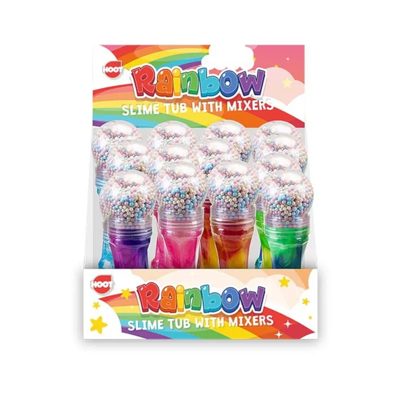 TOY11784OB RAINBOW SLIME TUB WITH MIXERS x12