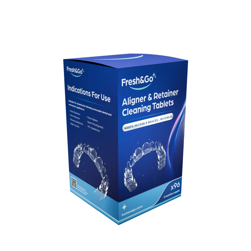 FRESH & GO RETAINER CLEANING TABLETS (96 THREE MONTH)