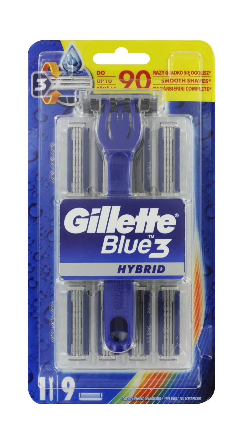 GILLETTE BLUE 3 HYBRID 9 BLADES