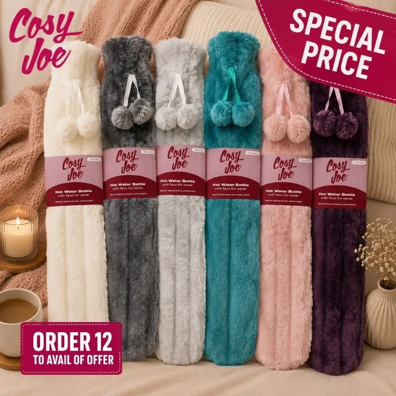 COSY JOE FUR LONG HOT WATER BOTTLE SPECIAL