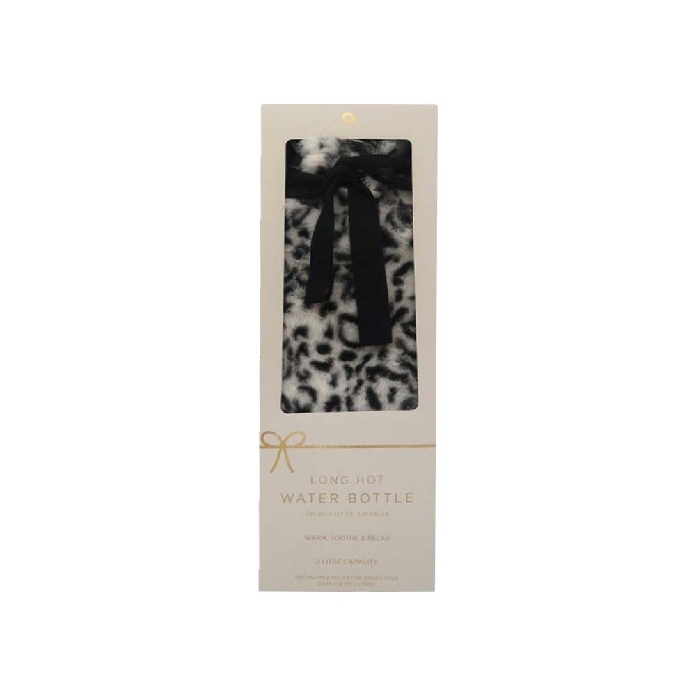 SO LONG LEOPARD FUR LONG HOT WATER BOTTLE SHORT BOXED***special